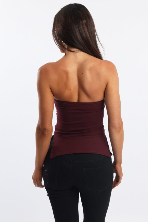 Red Bandeau Top - Image 4