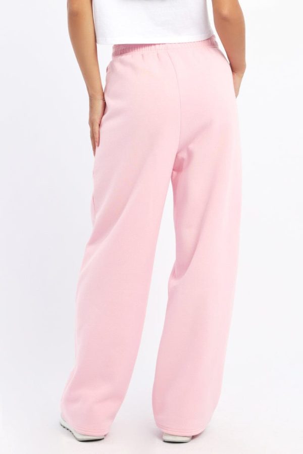 Pink Track Pants Wide Leg - Image 4