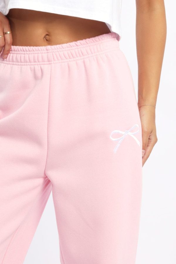 Pink Track Pants Wide Leg - Image 5