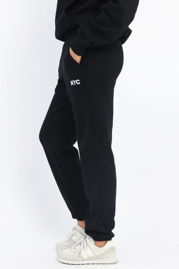 Black Track Pants Jogger - Image 3